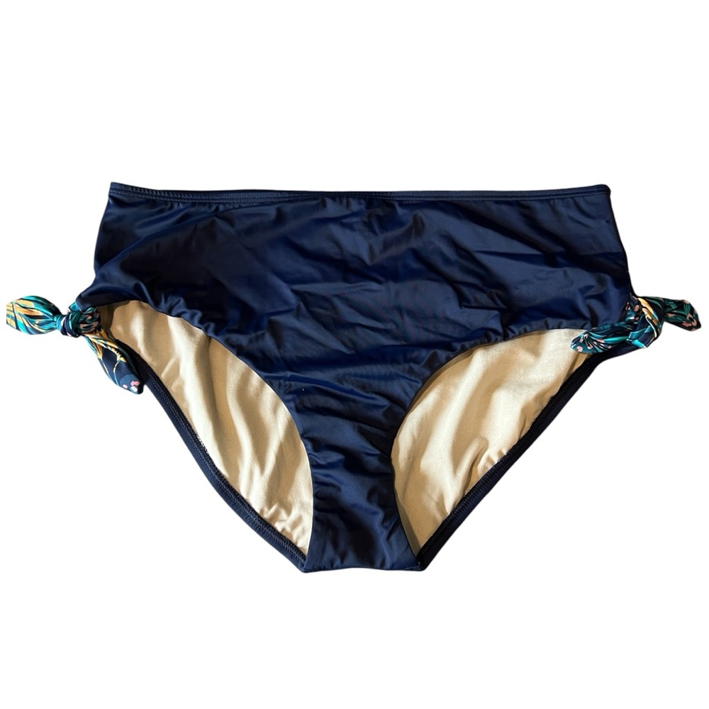 Swimsuits For All Navy Blue Tie Sides Women's Swim Bottoms Size‎ 20 Plus